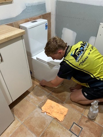 Renovation plumbing project 1