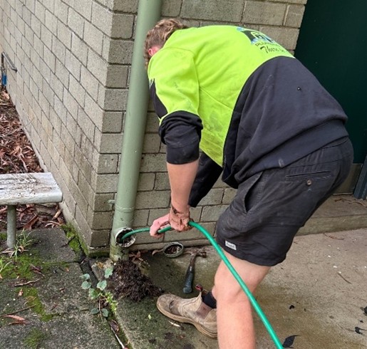Blocked drain repair 4