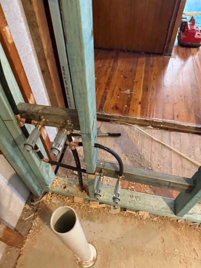 Renovation plumbing project 2
