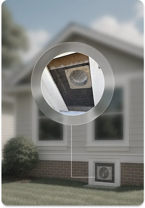 Subfloor ventilation installation