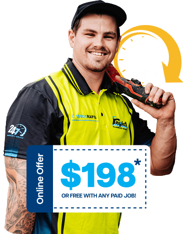 Rapid Plumbing residential team member